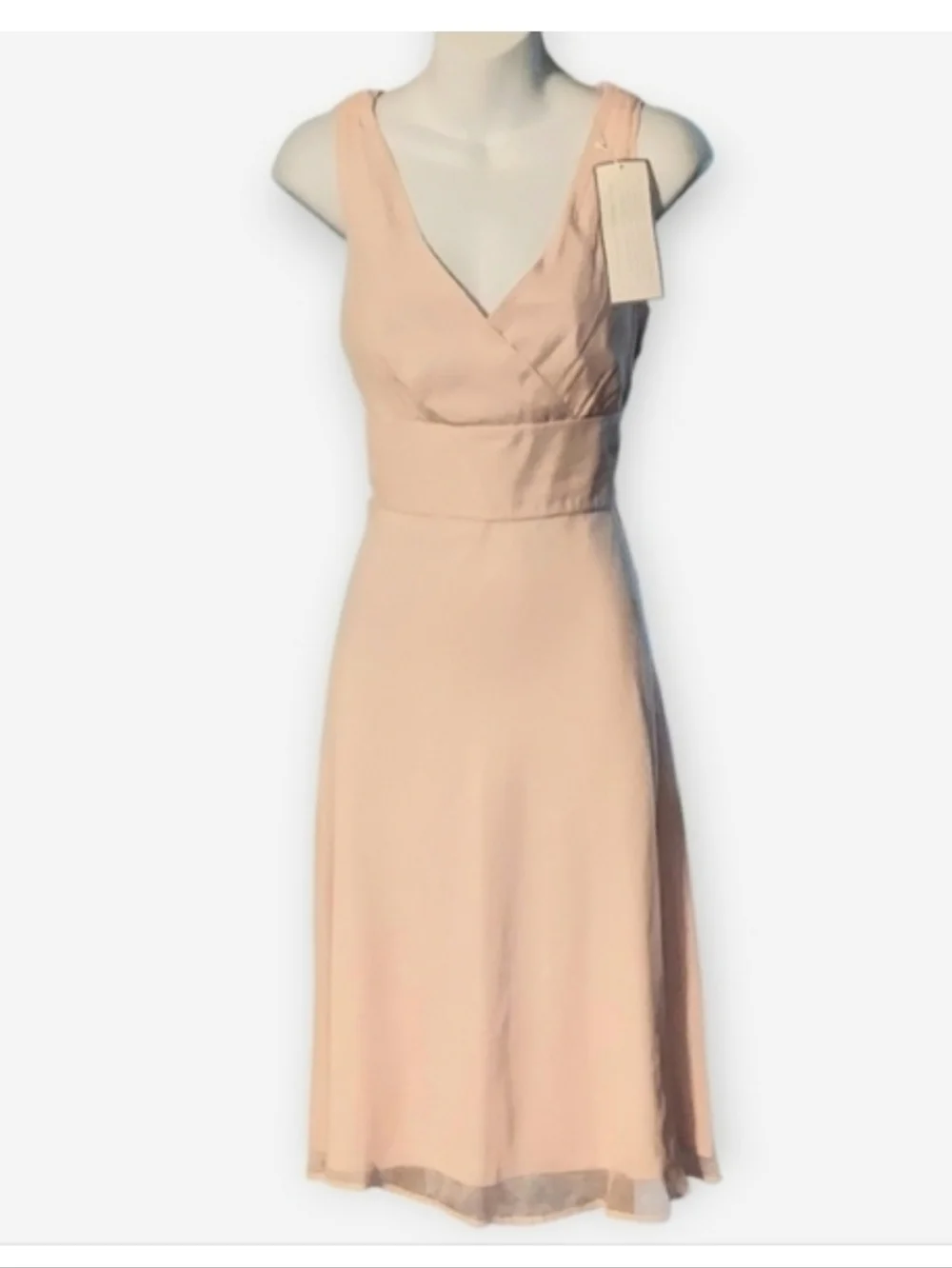NWT J. Crew Special Occasion Silk Blush Pink Sophia Dress ~sz 6